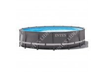 Круглый бассейн Intex Ultra Frame 732х132см, фильтр 10500 л/ч (26340)