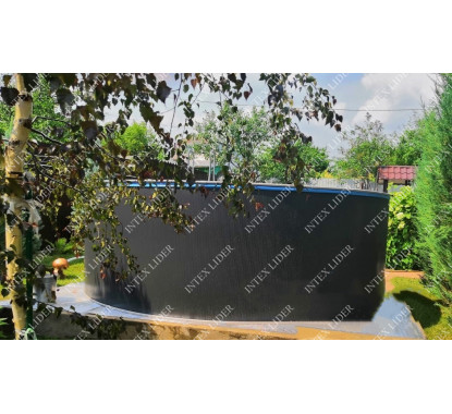 36609Р Морозоустойчивый Бассейн Лагуна 366х125 см(полная комплектация) платина